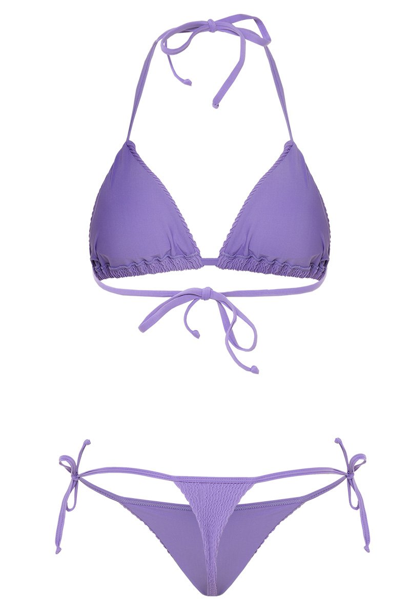 bikini bronceador arena tie lila