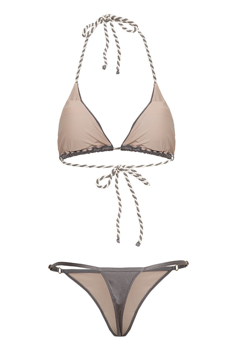 Bikini Bronceador Ava Gris