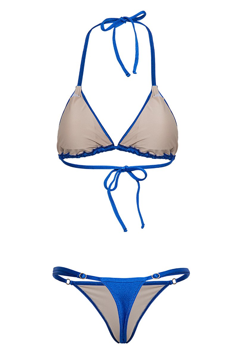 Bikini Bronceador Caro Azul