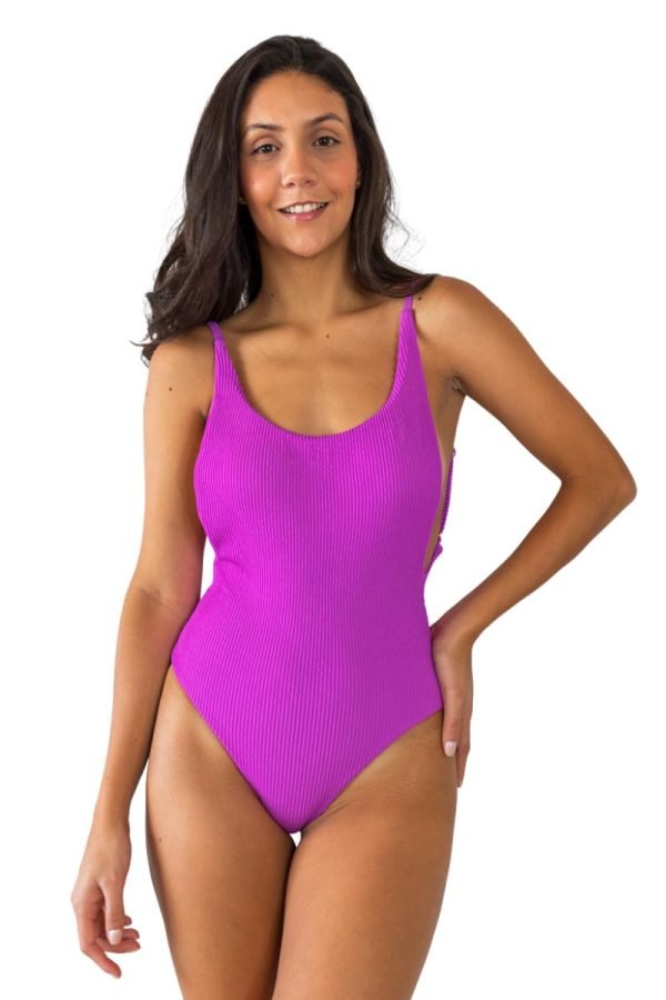 Morado Fucsia One Piece