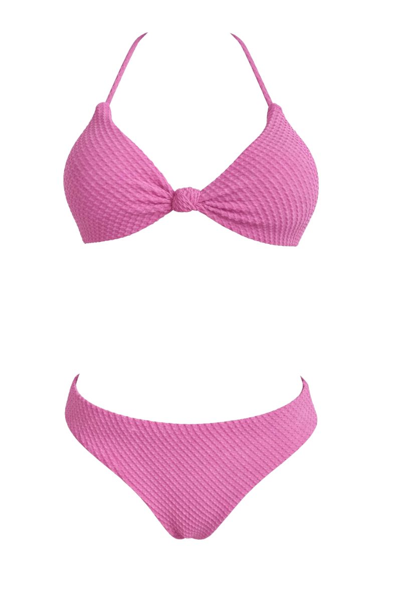 Purple Waffle Bikini Bronceador