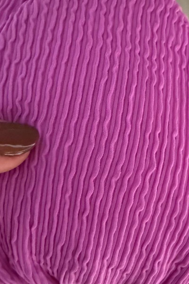 Arena Morado Bikini Bronceador