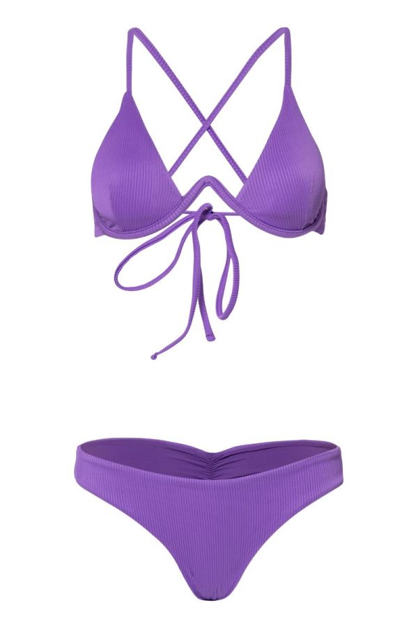 Bora Bora Morado Bikini Bronceador