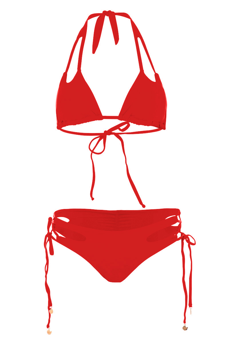 Ivy Rojo bikini bronceador