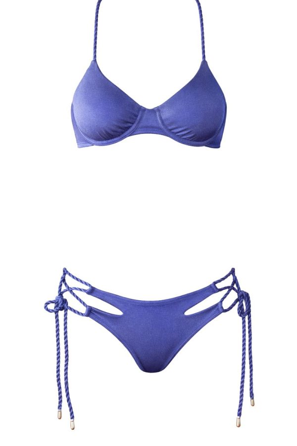 Adara Blue Bikini Bronceador