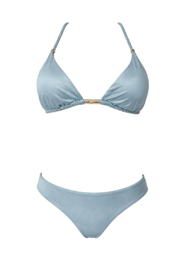 Azul Hielo Bikini Bronceador