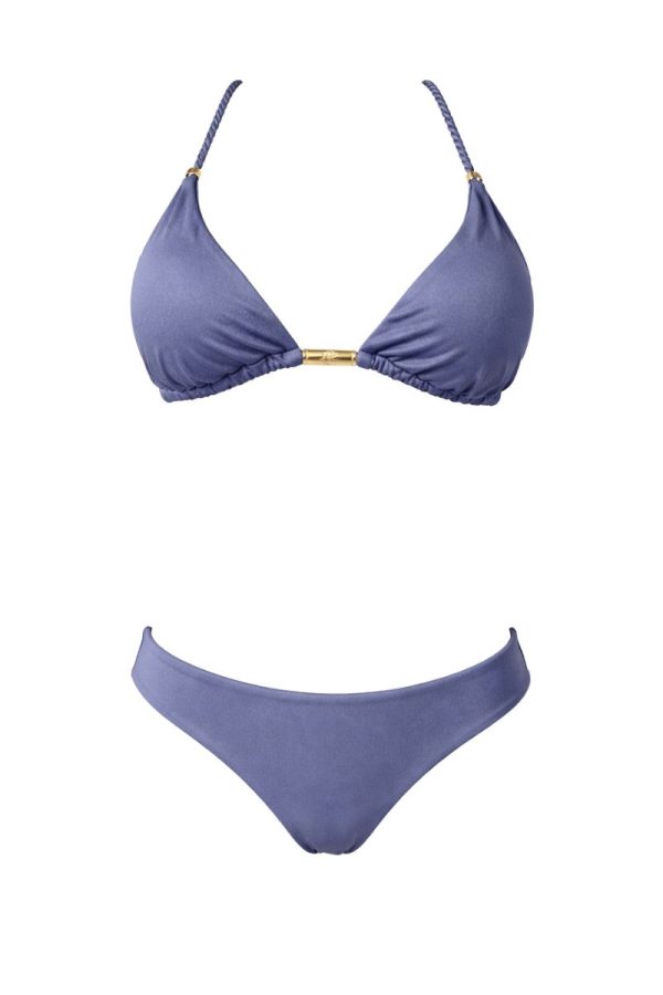 Azul Lavanda Bikini Bronceador