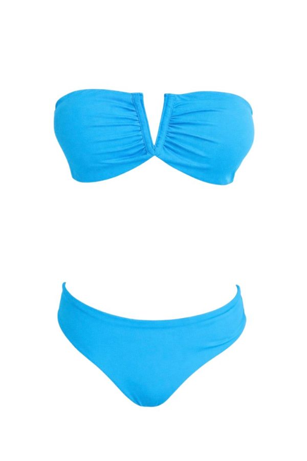 Azul Cian Bikini Bronceador